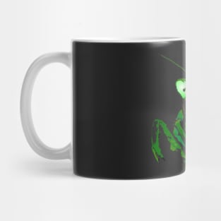 Praying Mantis with glowing eyes Mug